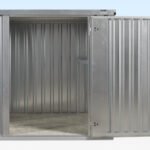 2m Flat Pack Store (Galvanised) Features