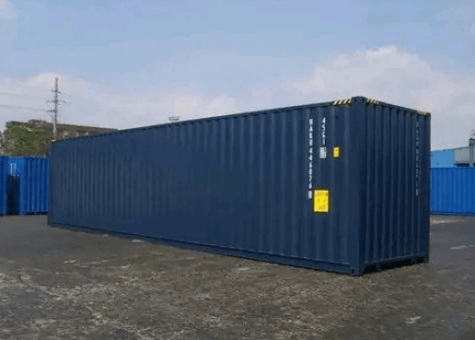 40ft Shipping Container Blue Ral 5013