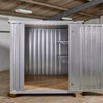3M X 2.1M Flat Pack Storage Container – Galvanized