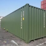New 40ft Green shipping containers for sale