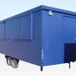 20ft Mobile Canteen Cabin – Twin-Axle Towable Welfare Unit with Anti-Vandal Steel Shutters