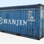 20ft Used Open Top Shipping Container – Grade B Wind & Watertight (WWT) with Removable Header & Tarpaulin
