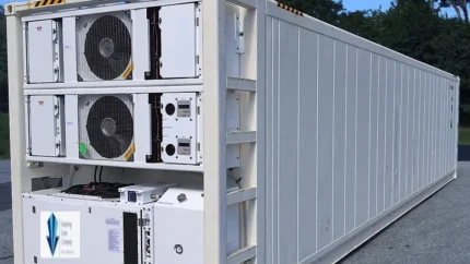 40ft Autonomous Deep Freezer Container | -76°F to 30°F | Integrated 52-Gallon Generator & Dual Redundancy