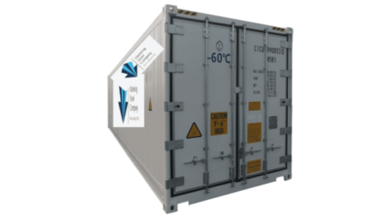 40ft Ultra-Low Super Freezer Container | -76°F to 30°F Deep Freeze | Dual Redundant 460V/230V 3P