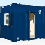 3m x 2.44m Anti-Vandal Security Gatehouse | 3-Window Panoramic Vision | Reinforced Steel Site Access Office