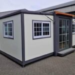 380sqft Expandable Custom Container Home – Modern 19ft x 20ft Modular Steel Living Unit