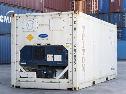 20ft Refrigerated Shipping Container – New One-Trip White Reefer, 3-Phase 415V Cold Storage Unit