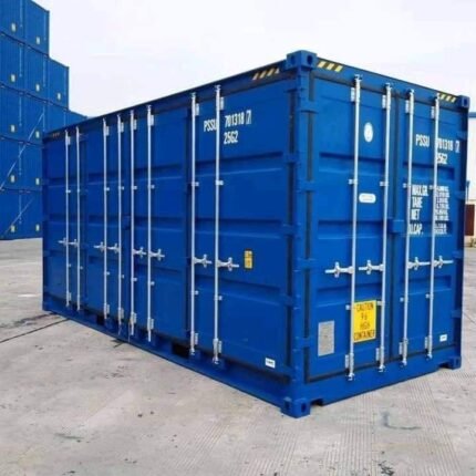 20ft Blue Shipping Container – New One-Trip ISO Standard, High-Tensile Steel Storage Unit