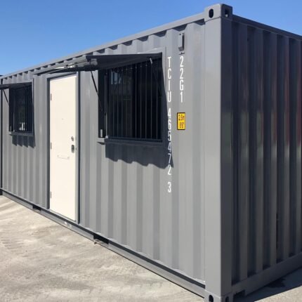 20ft Mobile Laboratory Container – Stainless Steel Interior Fit-Out with PA Door & Dual Windows