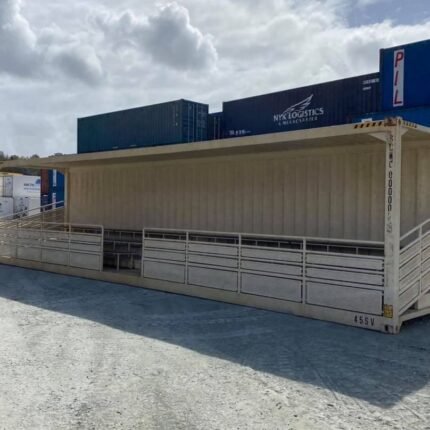 40ft Stadium Container – Modular Covered Spectator Seating & Grandstand Unit