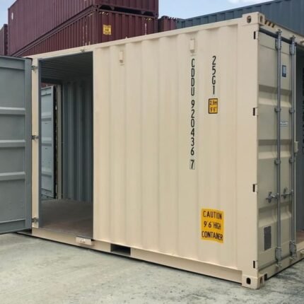 10ft Portable Mobile Workshop Container – Heavy-Duty Industrial Site Solution with Workbenches & Storage