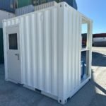 10ft Insulated Remote Operating Station – High-Risk Site Safety Container with AC & Loader Hitch