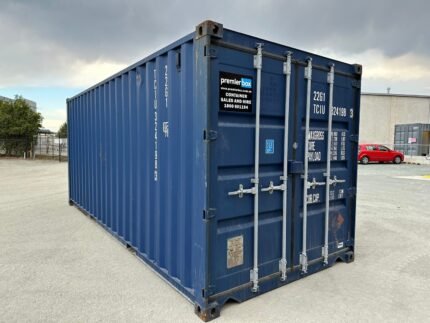 20ft One-Trip Shipping Container – High-Grade Steel Storage Unit with Integrated Security Lock Box
