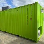 20ft Climate-Controlled Pet Transit Container – Insulated Animal Holding Unit with Split System AC & Secure Pens