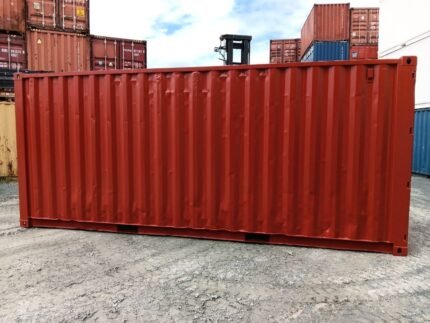 20ft Refurbished Shipping Container – Cargo Grade Brown, Wind & Watertight (WWT) Steel Storage