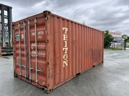 20ft Used Shipping Container – Grade B Wind & Watertight (WWT) Steel Storage Unit