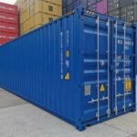 40ft Blue Shipping Container – New One-Trip ISO Standard Steel Storage Unit