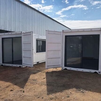 10ft Class B Shipping Container – Mobile Office Conversion with Glass Door and Window