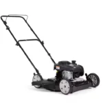 20 in. 125 cc Briggs Y Stratton Walk Behind Gas Push Lawn Mower with 4 Wheel Height Adjustment and Prime N Pull Start.